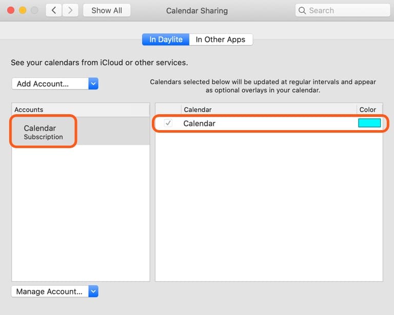 outlook Calendar